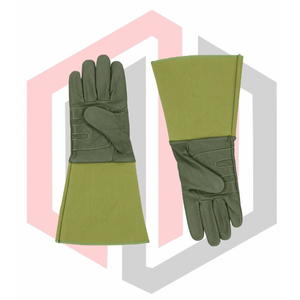 Gants de jardinage pour femmes/hommes - Gants de sécurité en cuir de vachette anti-épines, protection anti-coupure, couleurs rose/bruyère, longs avant-bras - Product Image 4