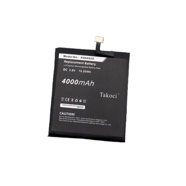 Compatible with Battery S62 Part Number XQ6602G 4000mAh  Li-Polymer