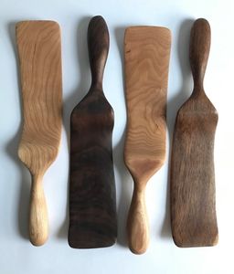 Cuchara de servir de madera de acacia con mango/cuchara de cocina de madera Natural utensilios de cocina decorativos proyectos de arte de juguete para niños - Product Image 1