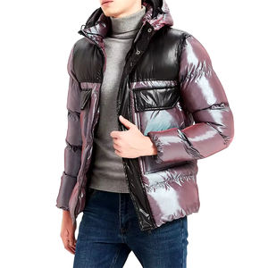 Chaqueta de Plumón para Hombre, con Cuello Alto, para Invierno, de Secado Rápido, Transpirable, con Capucha, Cómoda - Product Image 2