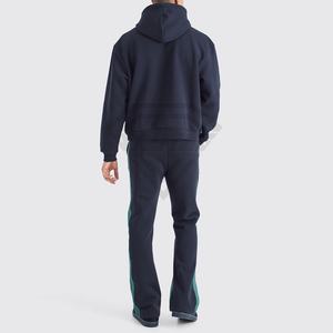 2025 último diseño bordado apilado chándal acampanado para hombre de alta calidad fabricado con logotipo personalizado chándales Acampanados para hombre - Product Image 2