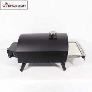 Four à Pizza au <span class=keywords><strong>Propane</strong></span> noir extérieur économique de <span class=keywords><strong>13</strong></span> pouces, cuisine mobile barbecue au gaz naturel four à Pizza avec tiroir coulissant - Product Image 6