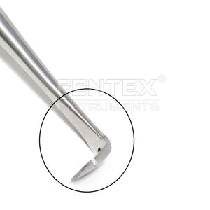 Couronne dentaire Séparateur Ascenseurs 4mm Coudé, Acier Inoxydable - Product Image 3