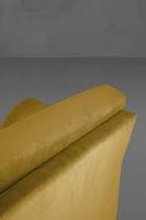 Modernes Elegantes Hochlehniges Konvertierbares Zweisitzer-Stoffsofa mit Geteilter Rückenlehne Hochwertig 100% Made in Italy VF HOME DECOR Innenbereich