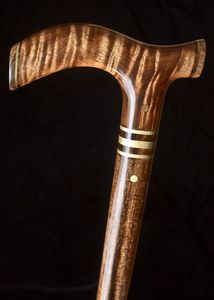 Canne en bois réglable à prix rustique avec plusieurs nœuds Bâton de marche en bois solide pour les aînés par Standard International - Product Image 4