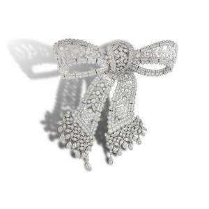 Broche faite à la main en argent Sterling 925 Unique à la mode Leb Grown Diamond Most Selling Accessoire pour cadeau de fête de fiançailles de mariage - Product Image 5