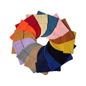 Bonnet en tricot polyvalent, chaud, doux, confortable, doublé en polaire, bonnet extensible, élégant, pour l'extérieur, par temps froid - Product Image 1