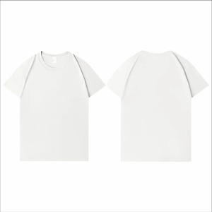 200g Heavy Duty 100% algodón manga corta hombres mujeres estudiante verano Simple BF estilo Loose Fit Top - Product Image 6