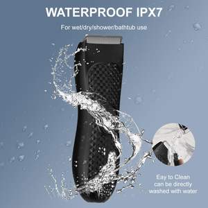 Recortadora de Pelo Unisex Negra Mate, Impermeable IPX7, con 90 Minutos de Autonomía, Cuchilla de Cerámica para Recortar y Afeitar el Cuerpo - Product Image 3