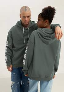 เสื้อฮู้ดโอเวอร์ไซส์ผ้าฝ้ายผ้าฟลีซแบบสตรีทแวร์เสื้อมีฮู้ดโอเวอร์ไซส์ - Product Image 5