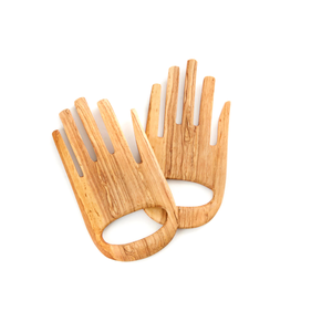 Cuchara de servidor de ensalada de mano de madera de la mejor calidad Utensilios de cocina Herramientas de ensalada hechas de madera al mejor precio al por mayor - Product Image 3