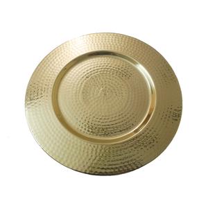 Ensemble de deux assiettes de service de nourriture en laiton pour la fête de mariage et la restauration d'hôtel - Product Image 3