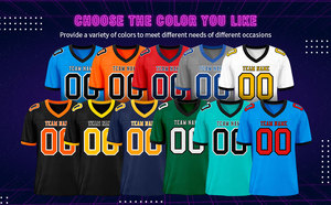 Vente en gros à bas prix d'uniformes de football américain 100% polyester, vente en gros d'uniformes de football américain pour jeunes - Product Image 5