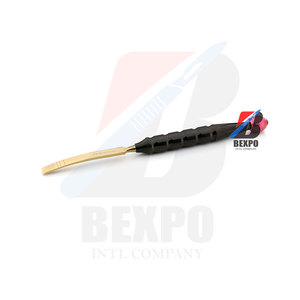 Gold Titniam Dental Bone <b>chisel</b> 7mm <b>Curved</b> & Straight tru-grip handle Surgical instruments - Product Image 1