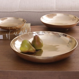 Cuenco para servir con acabado de cobre, superventas, ecológico, 100%, vajilla decorativa personalizada para el hogar, cocina, vajilla, cuenco de uso - Product Image 1