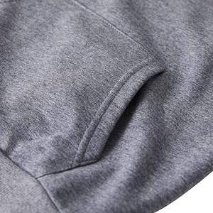 Sudadera con Capucha para Hombre, Otoño Invierno, 100% Algodón, con Cierre, Transpirable, Talla Grande, Color Sólido, para Hombre y Mujer - Product Image 1