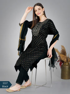 ชุดเสื้อผ้าฝ้ายปักลายและออกแบบล่าสุด - Product Image 2