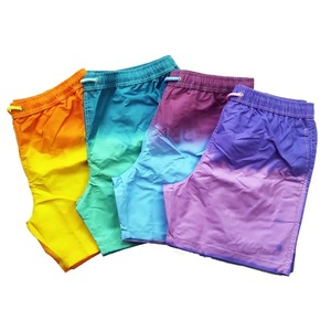 Men's Summer Sports <b>Shorts</b> Vintage Decoration Quick-Drying Breathable Canvas <b>Compression</b> Workout Pants Eco-Friendly Drawstring - Product Image 4