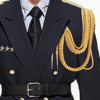 Uniforme de guardia Aiguillette Guardia DE SEGURIDAD Cordón de hombro Accesorios de uniforme Color personalizado Cordón de hombro ceremonial Aiguillette