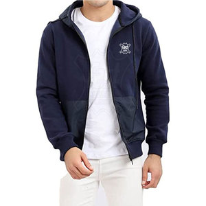 Sudadera con Capucha de Forro Polar con Cremallera para Hombre, Talla Grande, Estilo Urbano, Venta al por Mayor, Personalizada OEM - Product Image 1