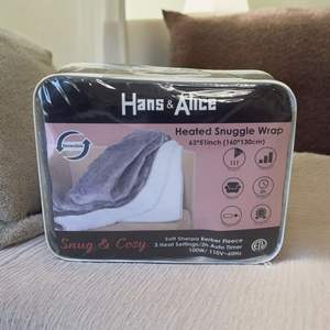 63 \ "X 51 \" coperta riscaldata elettrica spessa flanella Sherpa installazione portatile filo riscaldabile lavabile per uso camera da letto invernale - Product Image 2