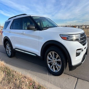 VÉHICULE D'OCCASION 2020 EXPLORER XLT AWD SUV BLANC TOUT-TERRAIN MOTEUR 2.3L 14 TRANSMISSION ET MÉCANISME DE MOBILITÉ HAUT DE GAMME CONSOMMATION DE CARBURANT ÉCONOMIQUE - Product Image 1