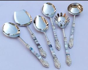 ชุดเครื่องใช้บนโต๊ะอาหารสีด้านแบบโปรตุเกสชุดช้อนส้อมและมีด5ชิ้นชุดเครื่องใช้บนโต๊ะอาหารสแตนเลสสีทองแบบโปรตุเกสสำหรับงานแต่งงาน - Product Image 2