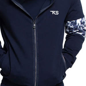 Sudaderas ligeras con cremallera de alta calidad para hombres Sudaderas con capucha con cremallera hechas de algodón de diseño personalizado para hombres - Product Image 4