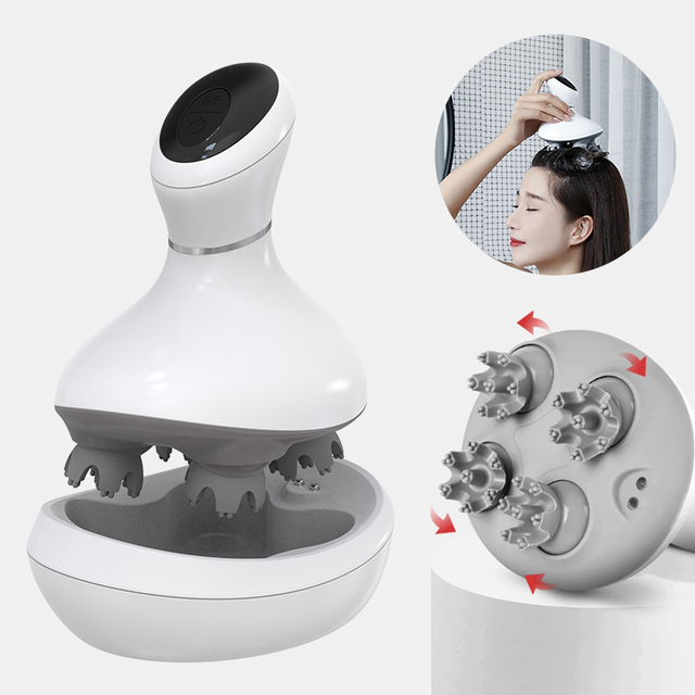 Electric Smart Head Scalp Massager with Vibration Massage for Health Care and Relaxation