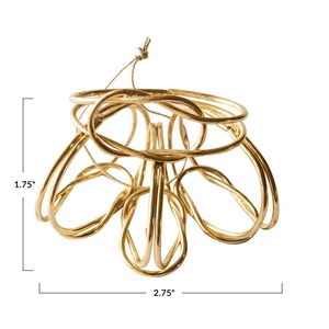Anneau de serviette en fil métallique élégant, idéal pour les repas quotidiens, les tables à domicile et les décorations de table festives, fabriqué à la main en Inde - Product Image 5