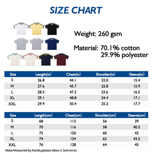 Triple-Stripe Tee Unisex 260GSM American Heavyweight Cooling Raglan Crewneck - Product Image 3