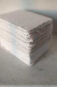 PAPIER DE COTON COL papier fait main papeterie carte cadeau invitation - Product Image 5