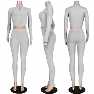 Chándal de mujer, ropa de salón, Jogger deportivo, etiqueta de la suerte, conjunto de mujer, ropa de gimnasio, pantalones de dos piezas, conjuntos de Yoga para mujer - Product Image 4