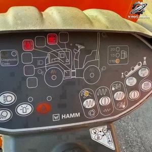 Compacteur vibrant à double tambour d'occasion HAMM HD35VV, poids de travail 3,5 tonnes, marque allemande d'origine, petit compacteur. - Product Image 4