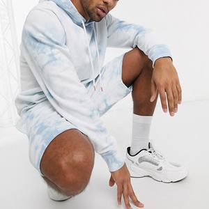 Conjunto Deportivo Cómodo para Hombre, Manga Larga y Pantalones Cortos, con Logotipo Personalizado, Diseño Sólido, Estilo Urbano, Chándal de Punto, Primavera - Product Image 3