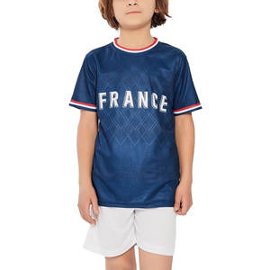 เครื่องแบบฟุตบอลสำหรับเด็กเครื่องแบบฟุตบอลของทีมพิมพ์สีแห้งเร็วแบบกำหนดเอง - Product Image 1