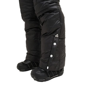 Ensemble veste et pantalon d'hiver en polaire matelassé unisexe de haute qualité, design personnalisé, décontracté, respirant, uni, avec fermeture éclair et logo - Product Image 6