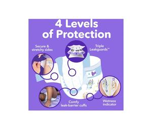 Pañales desechables de grado superior para bebés Pampering Luvs Pañales para bebés de todos los tamaños disponibles - Product Image 3