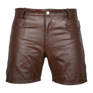Pakistan fait pas cher prix de haute qualité confortable respirant décontracté hommes Shorts en cuir contraste de couleur imperméable séchage rapide - Product Image 3
