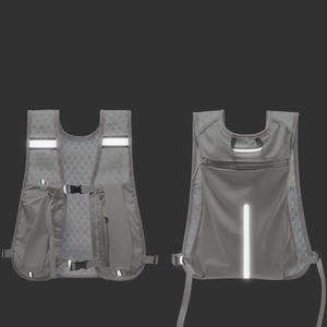 เสื้อกั๊กไฮเดรชั่นสะท้อนแสงกลางแจ้งพร้อมกระเป๋าใส่น้ำน้ำหนักเบาระบายอากาศได้ดีปรับให้เหมาะกับการฝึกความอดทน - Product Image 5