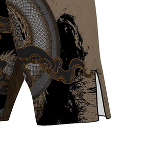 Vente chaude Short MMA imprimé graphique personnalisé pour hommes Short MMA extensible en mélange de Spandex évacuant l'humidité à des prix raisonnables - Product Image 3