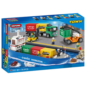 Juego de Bloques de Construcción Oxford Town Ship ST33388, 751 Piezas, Juguete de Construcción para Niños de 8+ Años, Transporte - Product Image 1