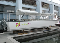 UBI 1230 Bateau-taxi de luxe en aluminium personnalisé pour 30 passagers, idéal pour les croisières haut de gamme, les excursions, la pêche et le transport fluvial