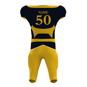 ชุดเครื่องแบบอเมริกันฟุตบอลสำหรับผู้ชายระบายอากาศได้ชุดผ้าทอลายทแยง - Product Image 2