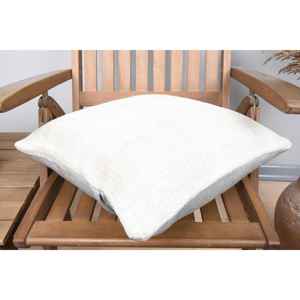 Beige Wool 18x18 Inch Luxury Farmhouse Rustic <b>Pillow</b> Vintage Print Woven Technique Portable for Bedroom Sofa Use for Home Decor - Product Image 4