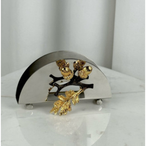 ที่วางทิชชู่ตกแต่งโต๊ะที่ใส่กระดาษเช็ดปากดีไซน์นกและต้นไม้ - Product Image 4