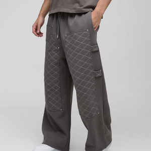 Calidad Premium Made Men Loose Fit Fashion Baggy Trouser Straight Baggy Trouser Trending Product - Product Image 2