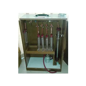 Equipo de prueba de suministro de laboratorio Orsat Appatatus 4 pipeta para gas de horno y análisis de combustible del sistema de combustión
