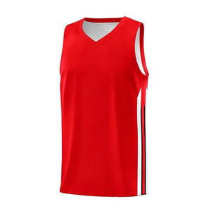 2025 numéro de Logo personnalisé séchage rapide respirant impression par transfert de chaleur grande taille hommes basket-ball réversible porter 100% Polyester - Product Image 1
