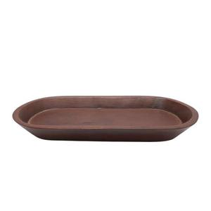 Plateau de service rectangulaire en bois traditionnel personnalisé, bois massif naturel, passe au micro-ondes, léger, écologique, vaisselle de mariage - Product Image 3